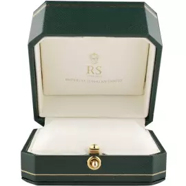 Подвеска "Сhevron" из белого золота с цитрином и бриллиантами